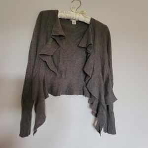 White + Warren Size L Cashmere Shrug